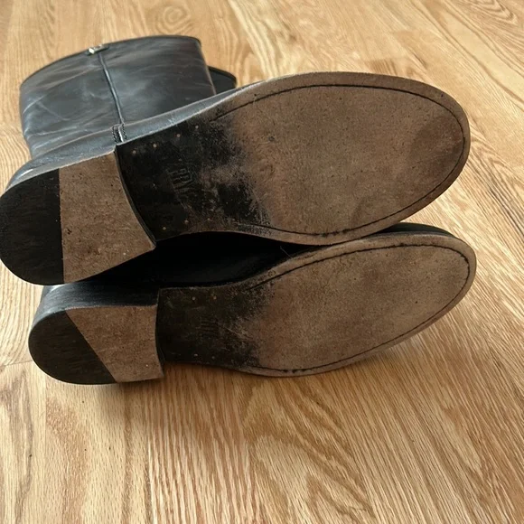 Frye black Melissa leather boots - Picture 10 of 10